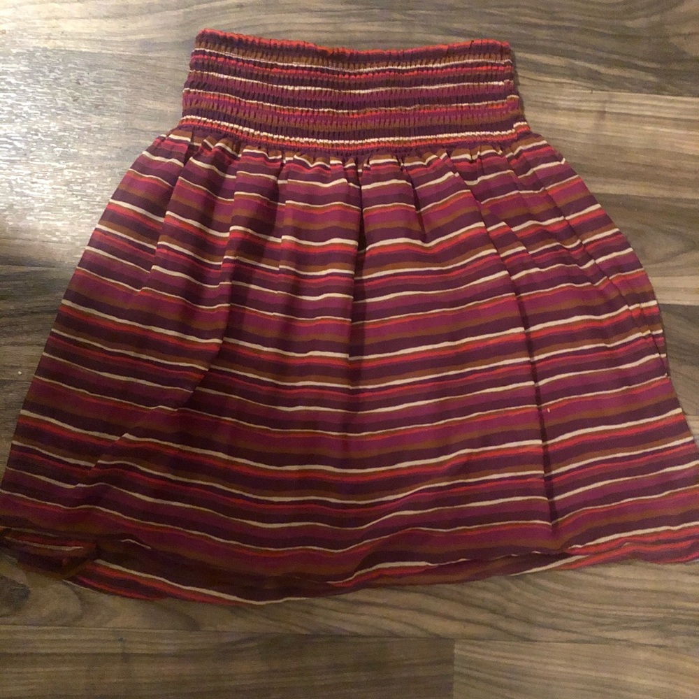 Striped multi color old navy skirt